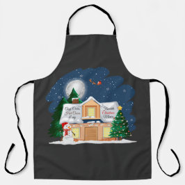 Gezellige Cabin Hot Cacao & Favoriete Kerstfilms Schort