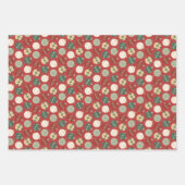 Gezellige Cabin Kerstset 1 Inpakpapier Vel (Voorkant 3)