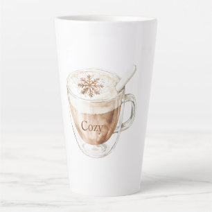 Gezellige Cacaosneeuwvlok Latte Mok