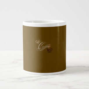 Gezellige Café Stijl Cadeau voor Koffie Liefhebber Grote Koffiekop