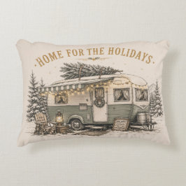 Gezellige Camper Kerstbank Decoratie Accent Kussen