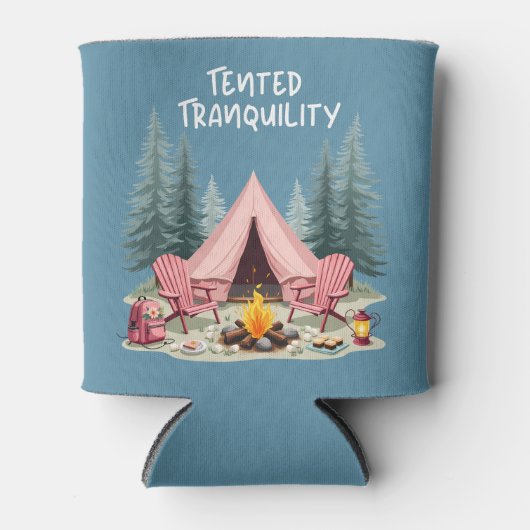 Gezellige Camping Esthetische Glamping Tent & Kamp Blikjeskoeler (Voorkant)