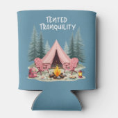 Gezellige Camping Esthetische Glamping Tent & Kamp Blikjeskoeler (Achterkant)