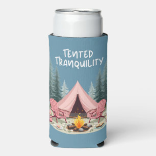 Gezellige Camping Esthetische Glamping Tent & Kamp Seltzer Blikjeskoeler