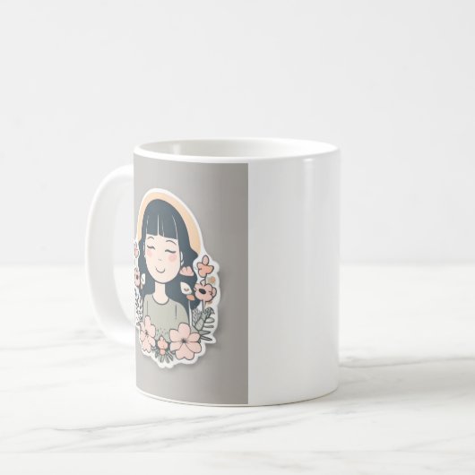 Gezellige Cat Nap Mok (Voorkant links)