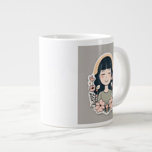 Gezellige Cat Nap Mok (Voorkant rechts)