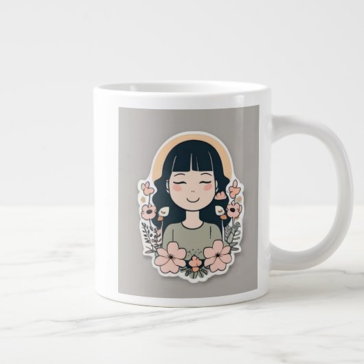 Gezellige Cat Nap Mok (Rechts)