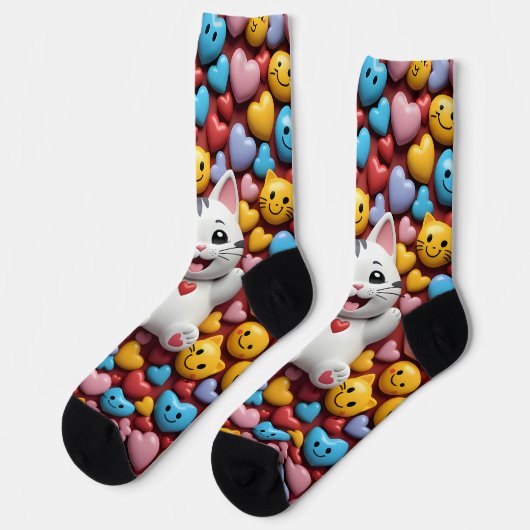 Gezellige catwalk sokken (Links)