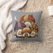 Gezellige champignons 1 kussen (Deken)