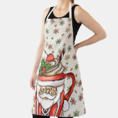 Gezellige Christmas B All-Over Print Schort (Insitu)