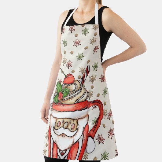 Gezellige Christmas B All-Over Print Schort (Insitu)