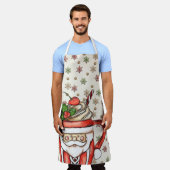 Gezellige Christmas B All-Over Print Schort (Gedragen)