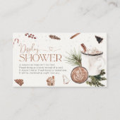 Gezellige Christmas Display Douche behuizing Kaart (Voorkant)