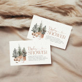 Gezellige Christmas Display Douche behuizing Kaart