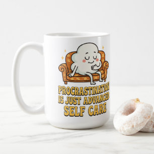 Gezellige Cloud Lounge Humor Grafisch Koffiemok