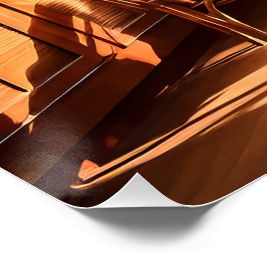 Gezellige coffeeshop perfect poster (Hoek)