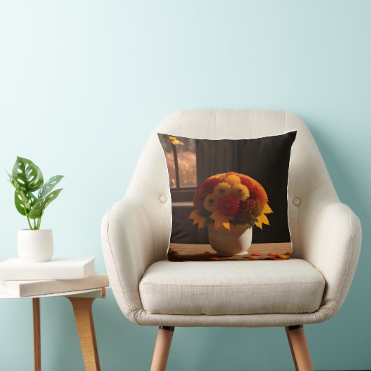 Gezellige Comfort vaas herfstkussen Kussen (Stoel)