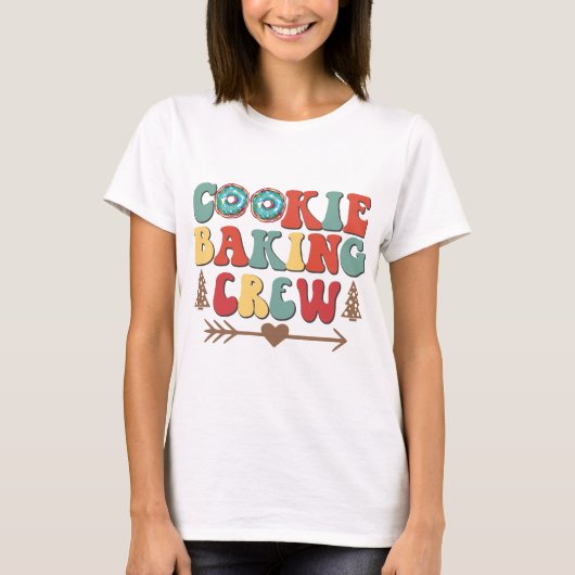 Gezellige Cookie Baking Crew - Fun Kitchen Essenti T-shirt (Voorkant)