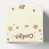 Gezellige Cookie Delights (Cream) Bedankdoosjes (Bovenkant)