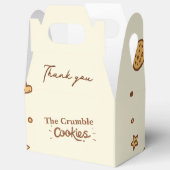 Gezellige Cookie Delights (Cream) Bedankdoosjes (Open)