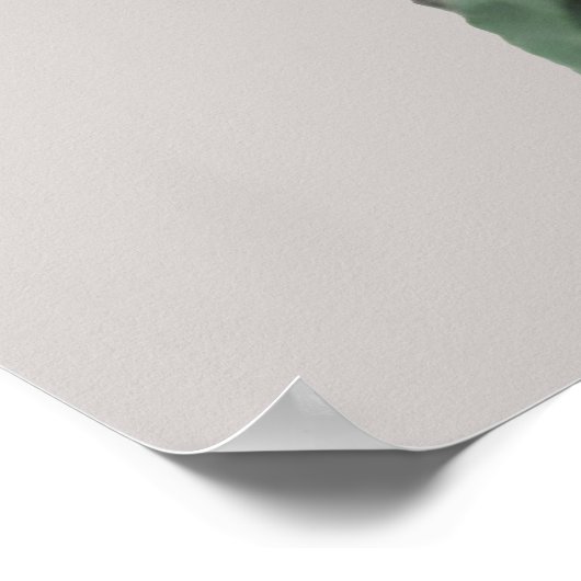 Gezellige Corgi in Winter Gear Poster (Hoek)