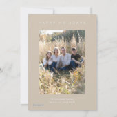 Gezellige Corgi - Kerstwarmte Feestdagenkaart (Achterkant)