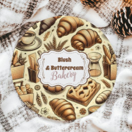 Gezellige Cottage Bakkerij Papieren Bordje