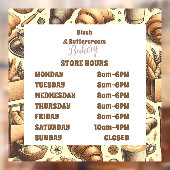 Gezellige Cottage Bakkerij Raamsticker (Vel 2)