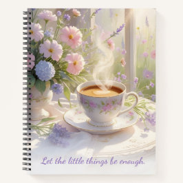 Gezellige Cottage Koffie & Wildflowers · Rustieke  Notitieboek