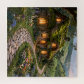 Gezellige Cottage Pad Legpuzzel (Horizontaal)