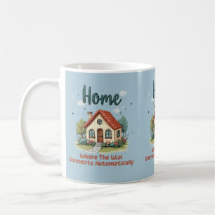 Gezellige Cottagecore Home Whimsical House Art Koffiemok