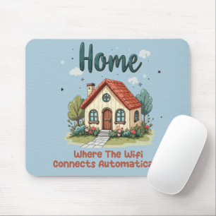 Gezellige Cottagecore Home Whimsical House Art Muismat