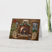 Gezellige Country Christmas Holiday Feestdagen Kaart (Voorkant)