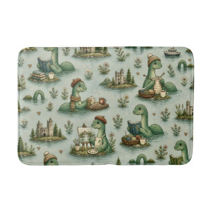 Gezellige Cryptiden Nessie Loch Ness Monster hobby Badmat