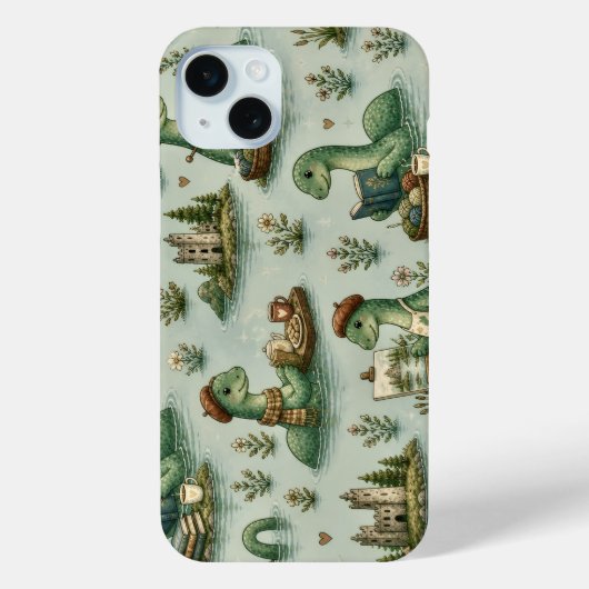 Gezellige Cryptiden Nessie Loch Ness Monster hobby Case-Mate iPhone Case (Achterkant)