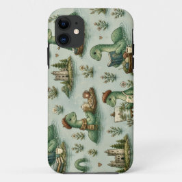 Gezellige Cryptiden Nessie Loch Ness Monster hobby Case-Mate iPhone Case