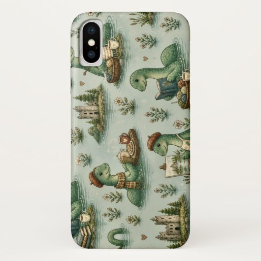 Gezellige Cryptiden Nessie Loch Ness Monster hobby Case-Mate iPhone Case (Achterkant)