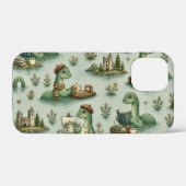 Gezellige Cryptiden Nessie Loch Ness Monster hobby Case-Mate iPhone Case (Achterkant (horizontaal))