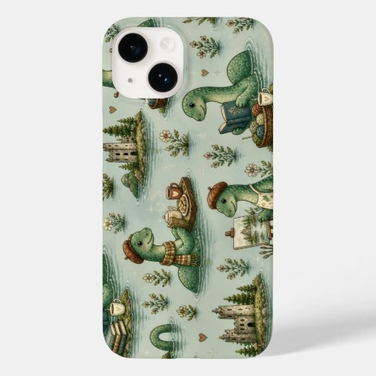 Gezellige Cryptiden Nessie Loch Ness Monster hobby Case-Mate iPhone Case (Achterkant)