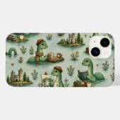 Gezellige Cryptiden Nessie Loch Ness Monster hobby Case-Mate iPhone Case (Achterkant (horizontaal))