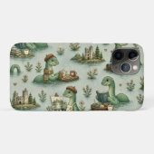 Gezellige Cryptiden Nessie Loch Ness Monster hobby Case-Mate iPhone Case (Achterkant (horizontaal))