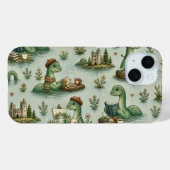 Gezellige Cryptiden Nessie Loch Ness Monster hobby Case-Mate iPhone Case (Achterkant (horizontaal))