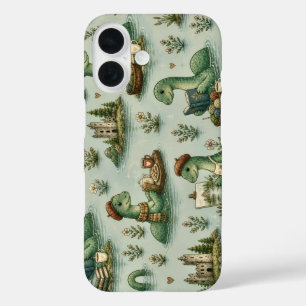 Gezellige Cryptiden Nessie Loch Ness Monster hobby iPhone 16 Hoesje