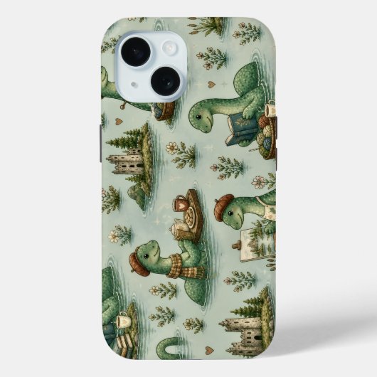 Gezellige Cryptiden Nessie Loch Ness Monster hobby Case-Mate iPhone Case (Achterkant)