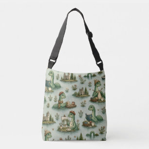 Gezellige Cryptiden Nessie Loch Ness Monster hobby Crossbody Tas