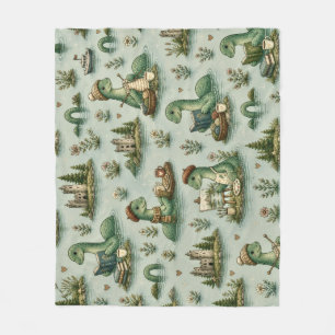 Gezellige Cryptiden Nessie Loch Ness Monster hobby Fleece Deken