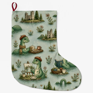 Gezellige Cryptiden Nessie Loch Ness Monster hobby Grote Kerstsok