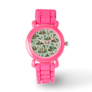 Gezellige Cryptiden Nessie Loch Ness Monster hobby Horloge