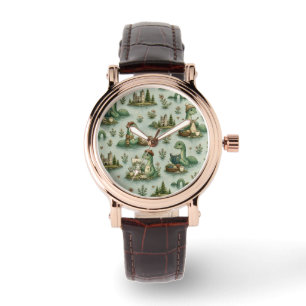 Gezellige Cryptiden Nessie Loch Ness Monster hobby Horloge