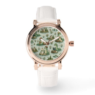 Gezellige Cryptiden Nessie Loch Ness Monster hobby Horloge